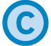 wire label C blue